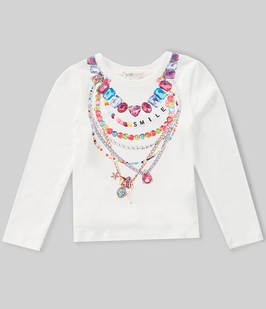 Baby Sara L/S Necklace Top