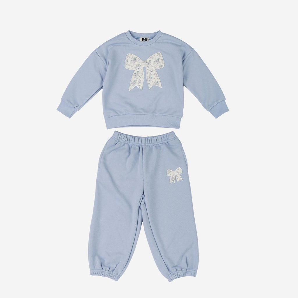 Karina Bow Sweatshirt Set