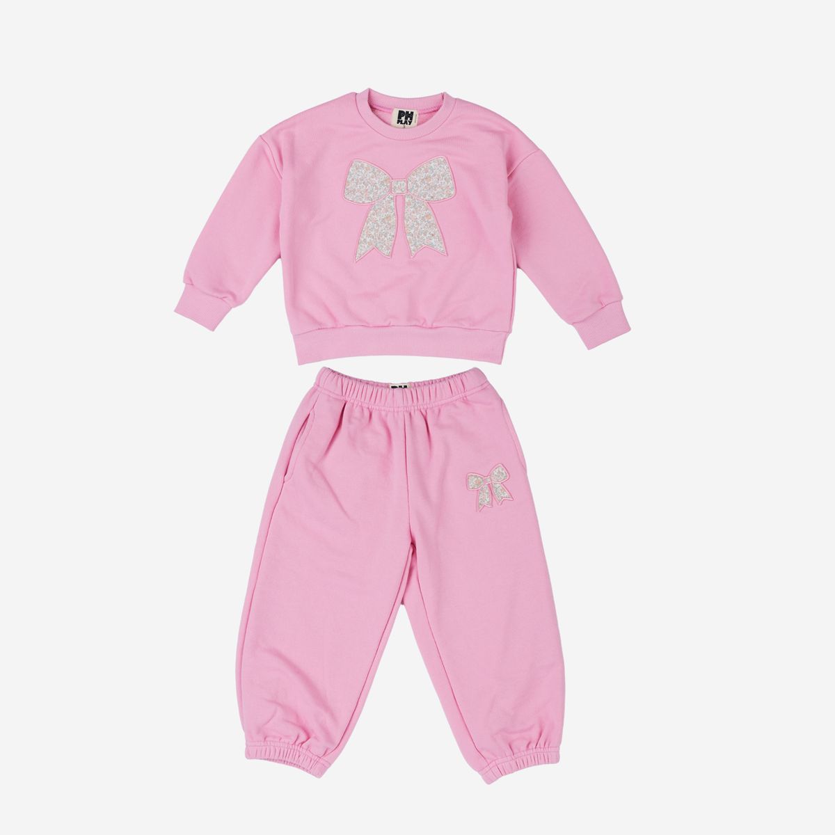 Karina Bow Sweatshirt Set
