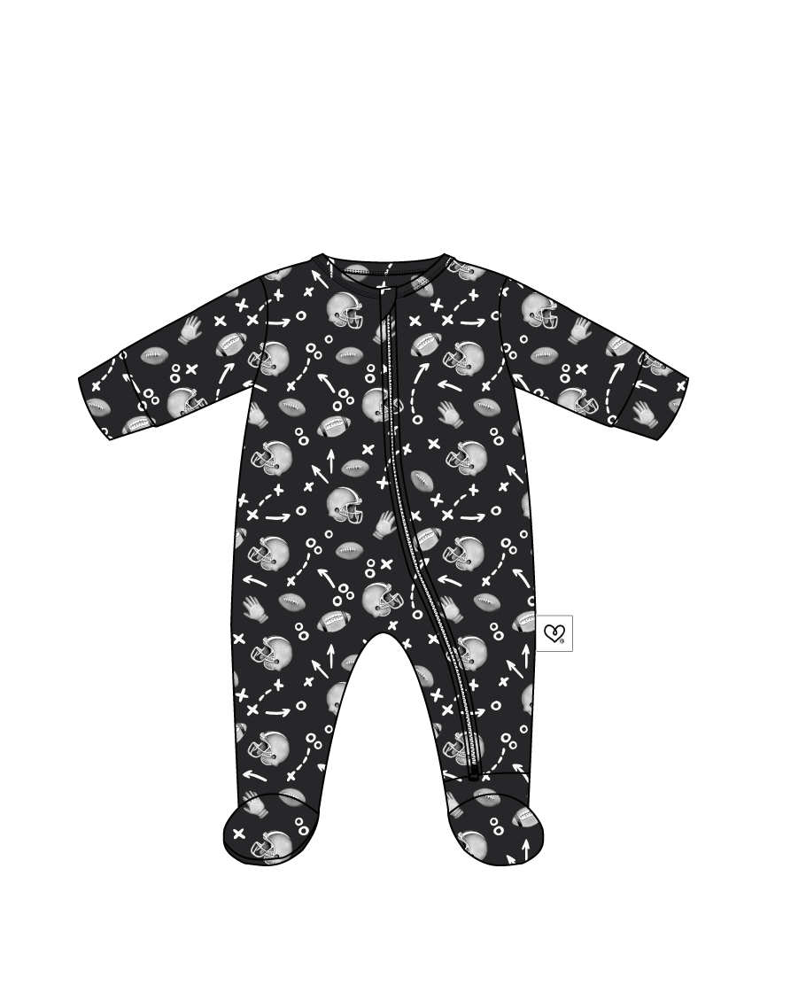 Lev Baby Brett Zippered Footie