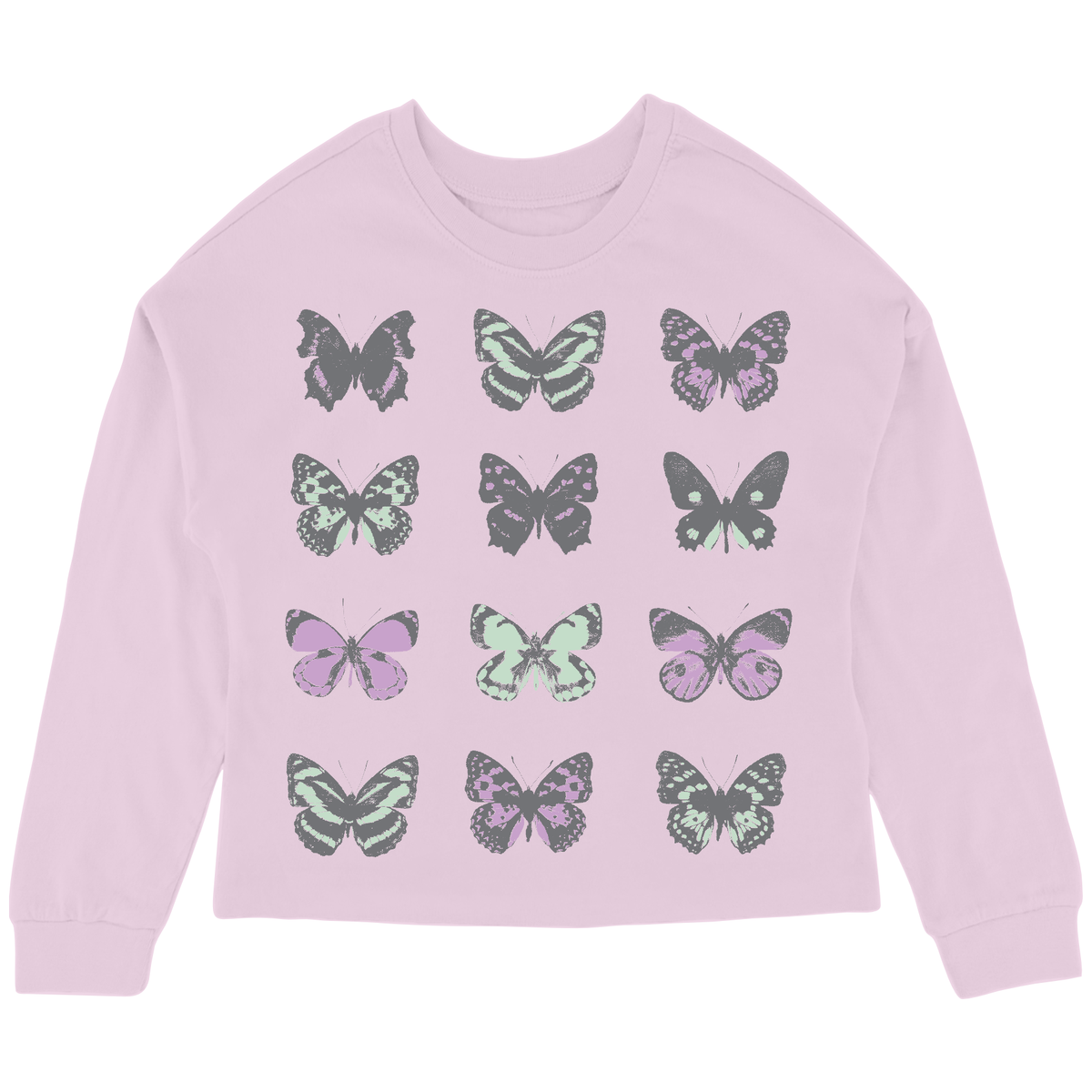 Tiny Whales Butterfly L/S Oversized Tee