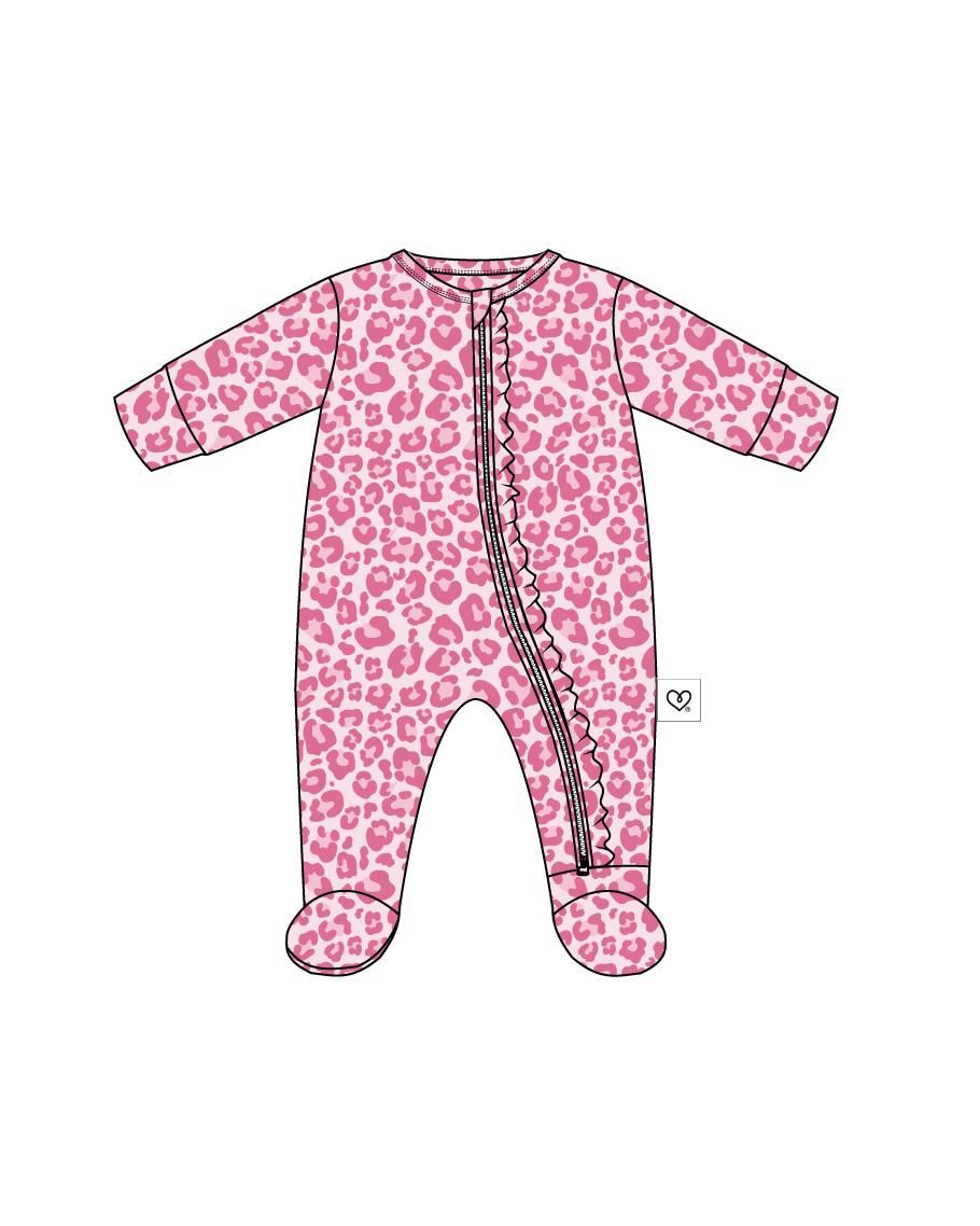 Lev Baby Mia Ruffled Footie
