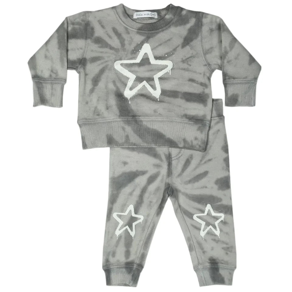 Baby Steps Tie Dye Star Set