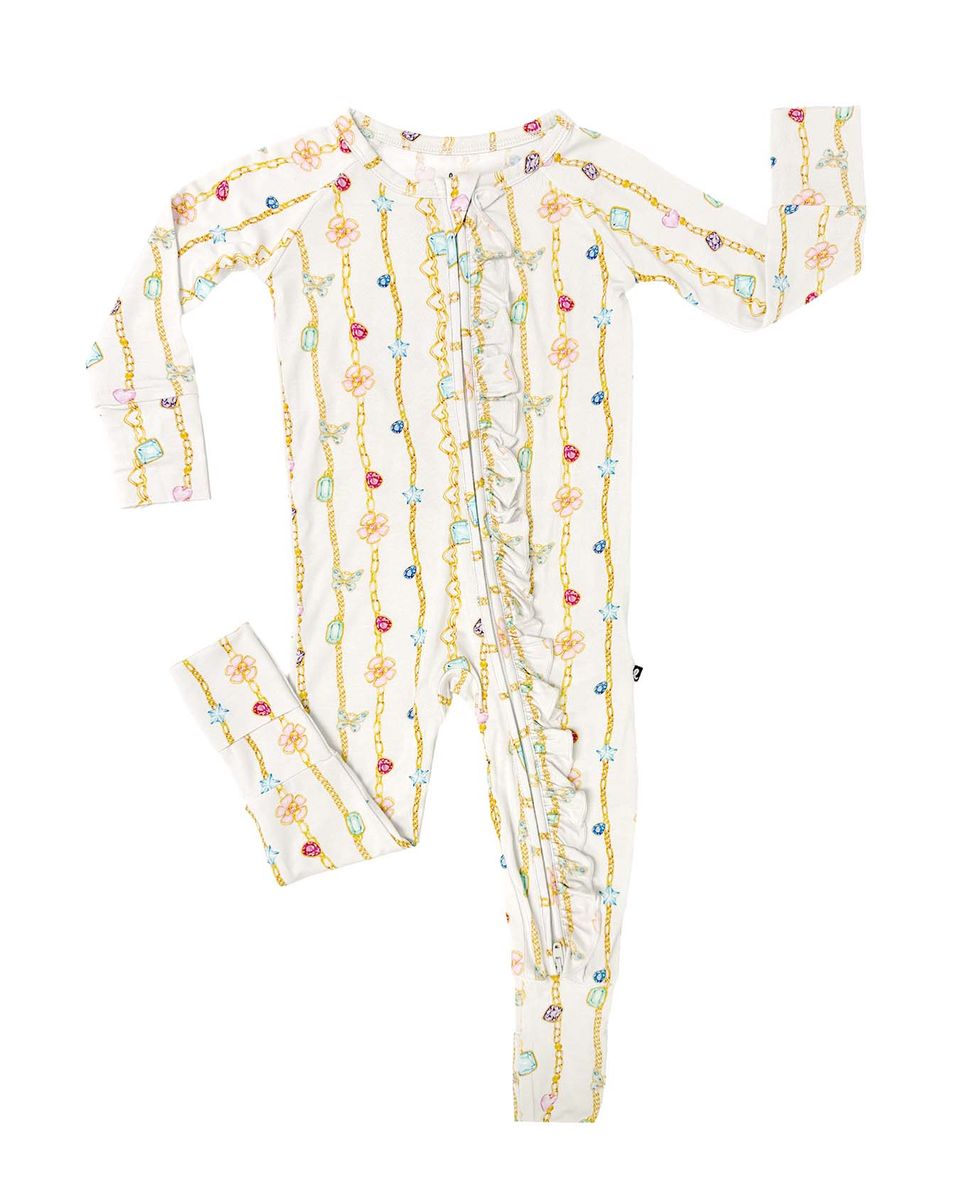 Lev Baby Elizabeth Ruffled Romper PJ