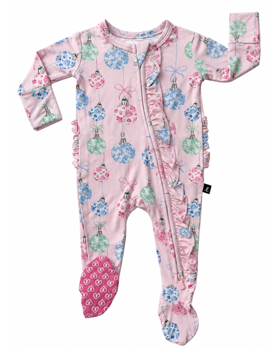 Lev Baby Mariah Ruffled Footie