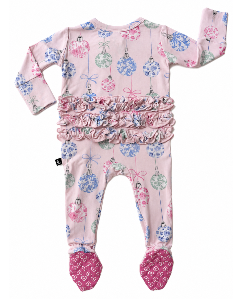 Lev Baby Mariah Ruffled Footie