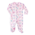 Noomie Cotton Candy Zipper Footie