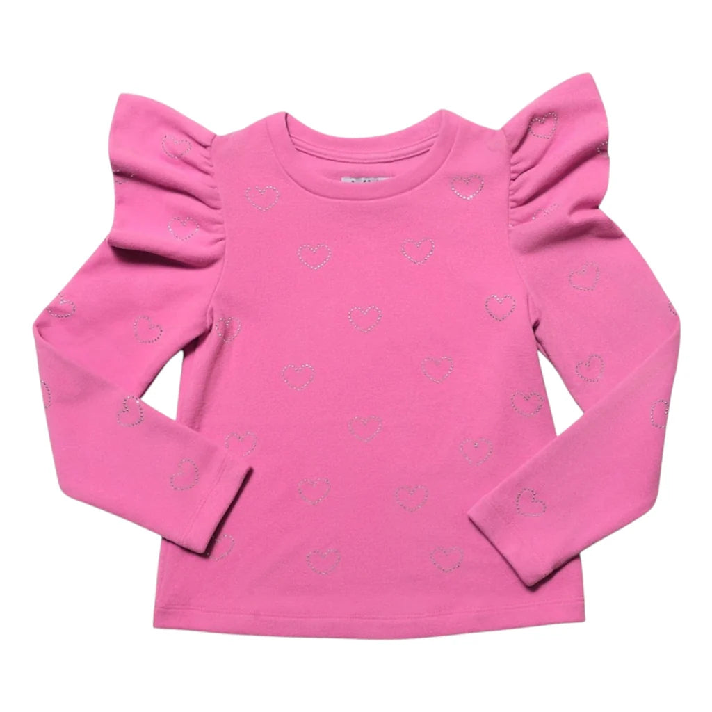 MIA Puff Sleeve Top Pink