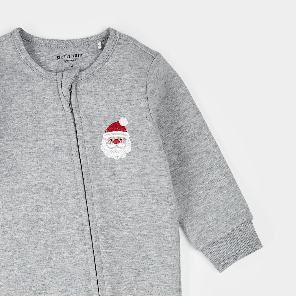 Petit Lem Santa Baby Footie