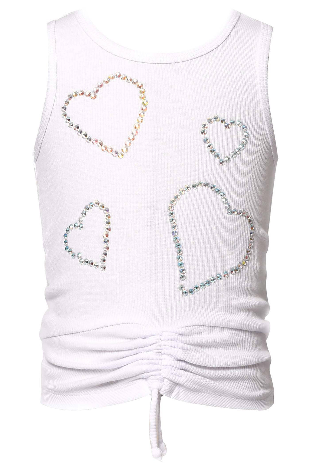 Hannah Banana Heart Rhinestone Tank Top