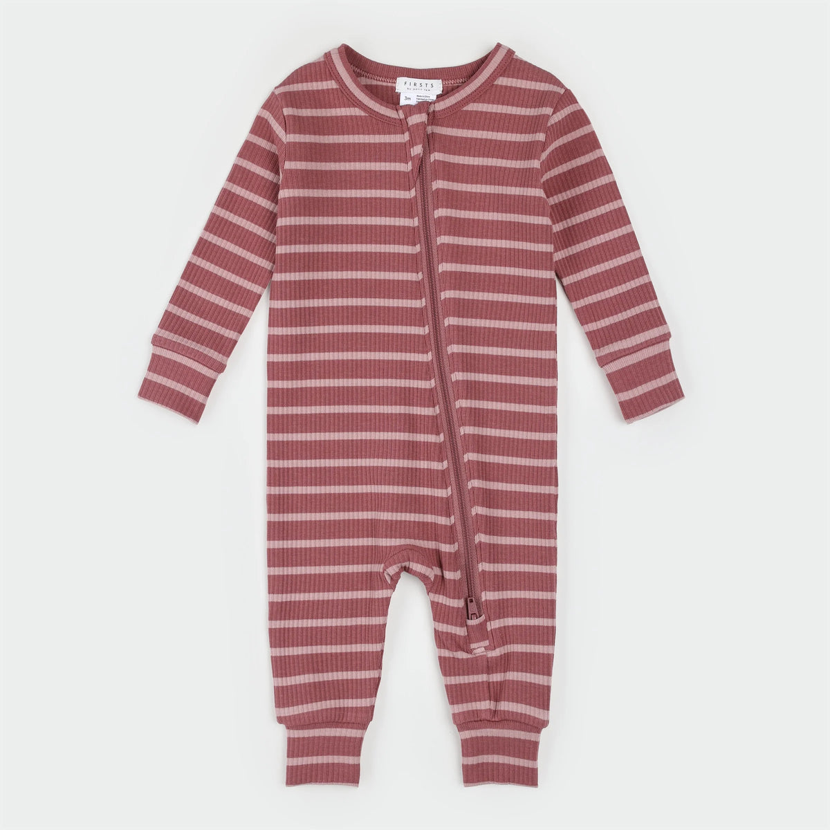 Petit Lem Stripe Pink Sleeper