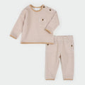 Petite Lem L/S Camel Stripe Set