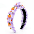 Kids Pumpkin Knotted headband