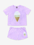 Pixie Lane Tee & Sequin Ice cream Short Set