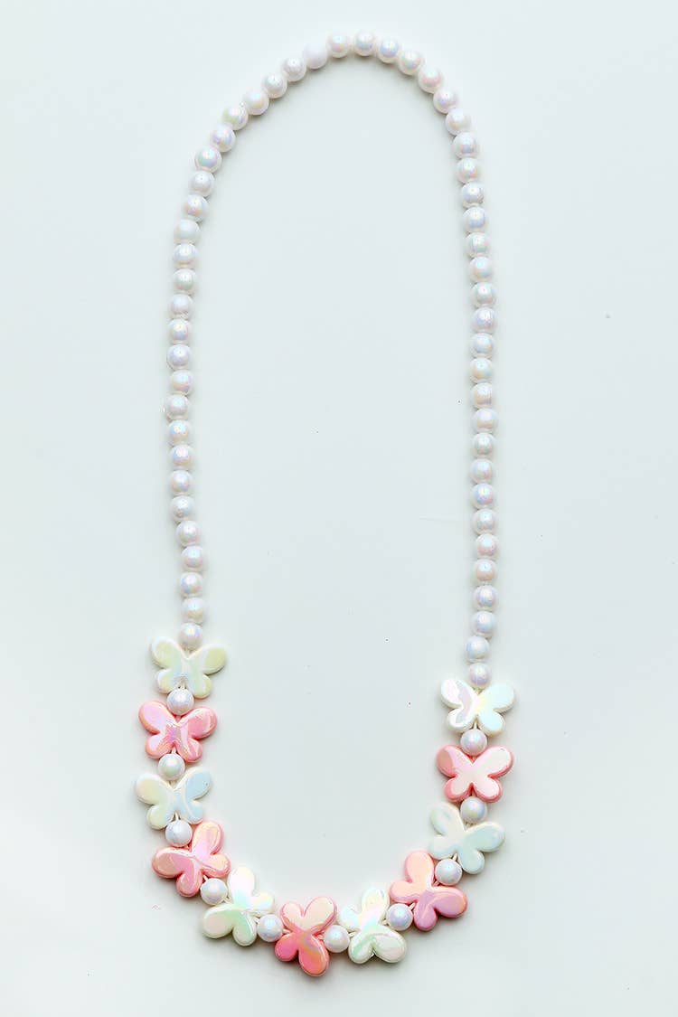 Sparkle Sisters Pretty Butterfly Necklace