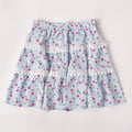 Kidpik Dot Floral Lace Skirt