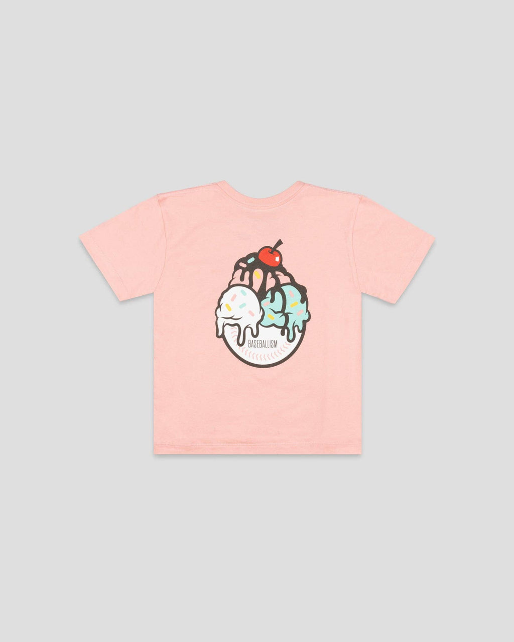 Baseballism Frozen Treats Ice Cream Sundae T-shirt