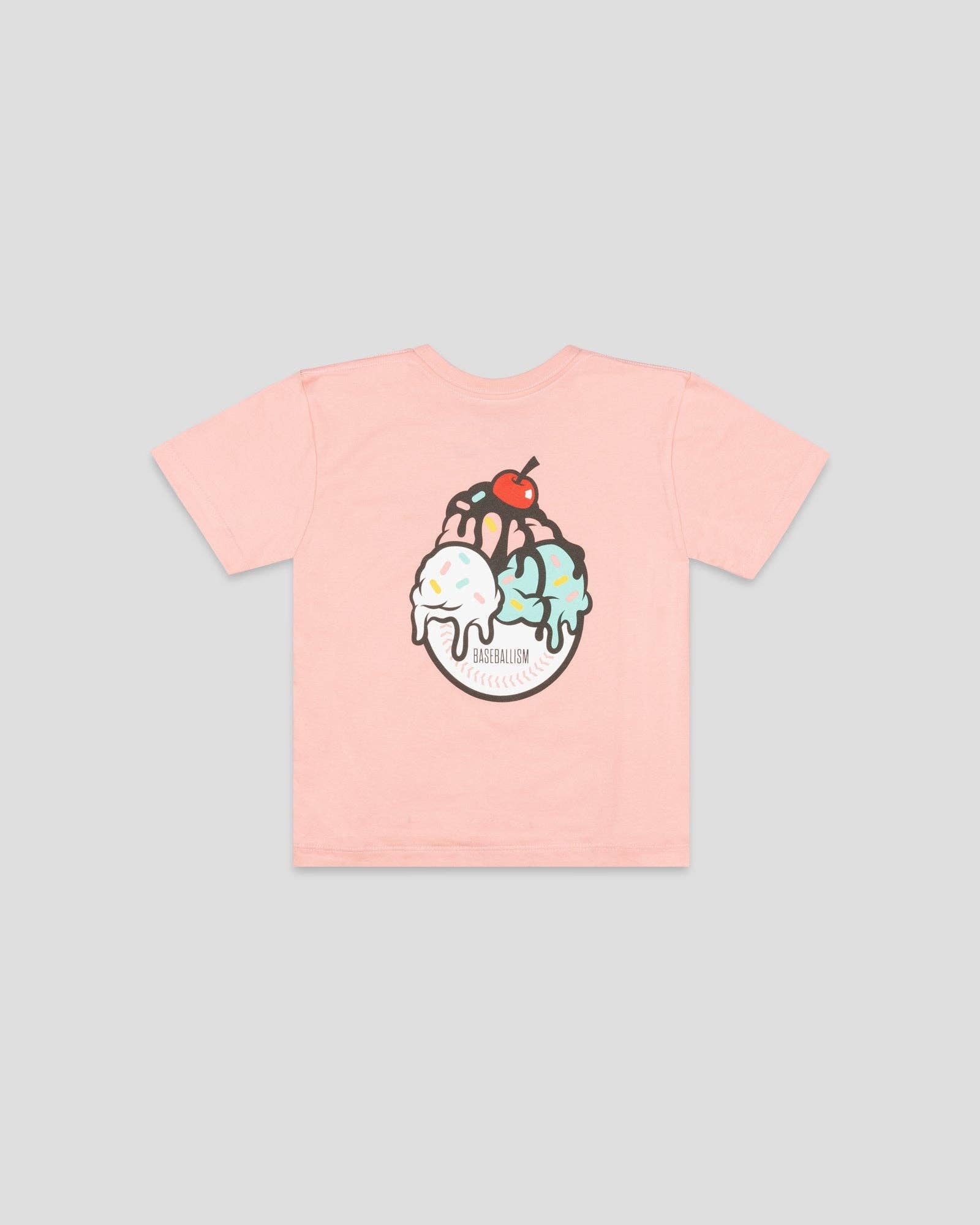 Baseballism Frozen Treats Ice Cream Sundae T-shirt