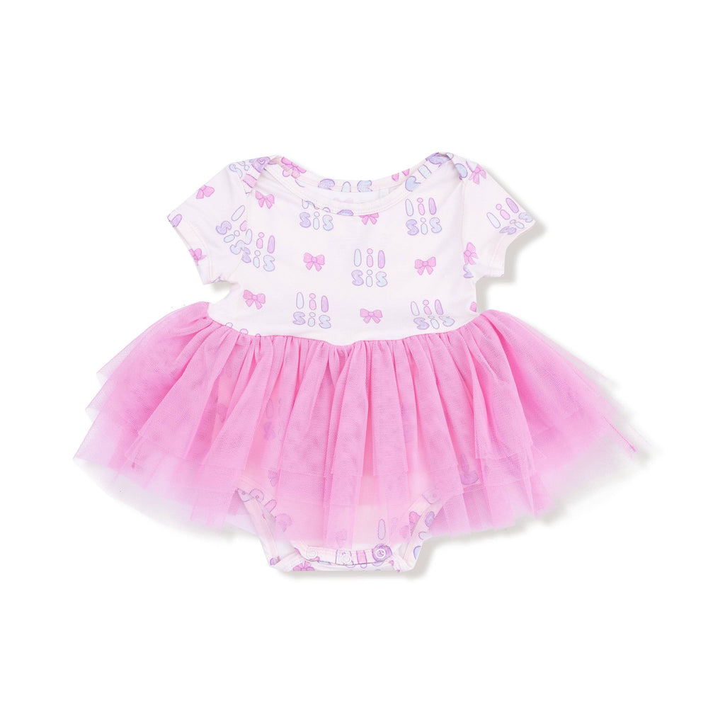 Angel Dear Lil Sis - Tutu Bodysuit Dress