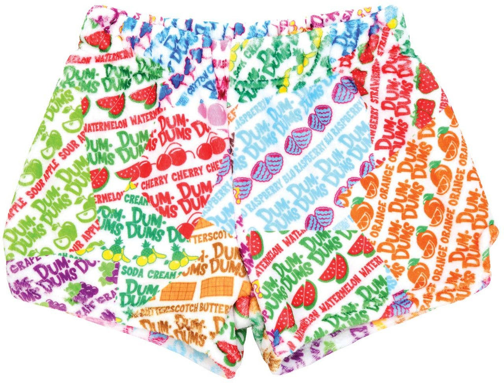 Iscream Dum-Dums Wrapper Plush Shorts- M (10-12)