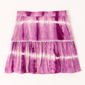 Kid Pik Tie Dye Crochet Trim Skirt