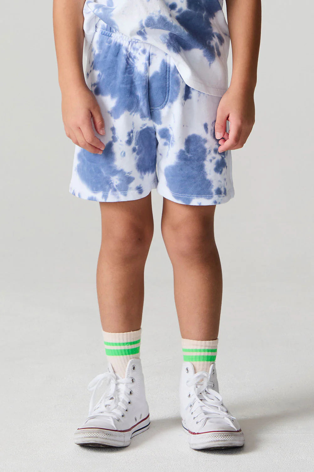 Chaser Smiley Tie Dye Shorts