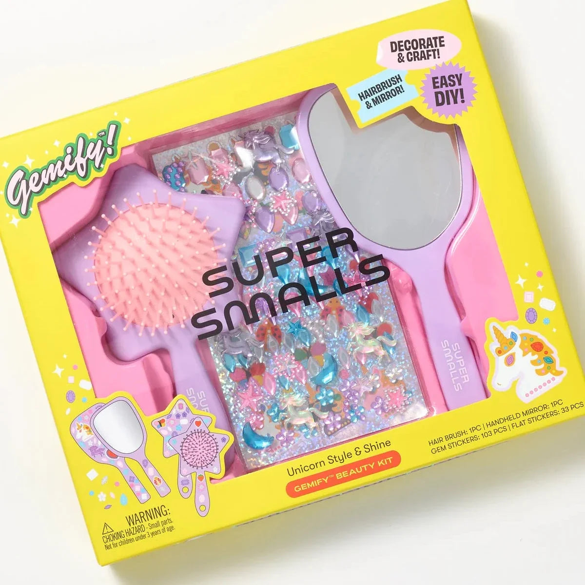 Super Smalls Unicorn Style & Shine Gemify Beauty Kit