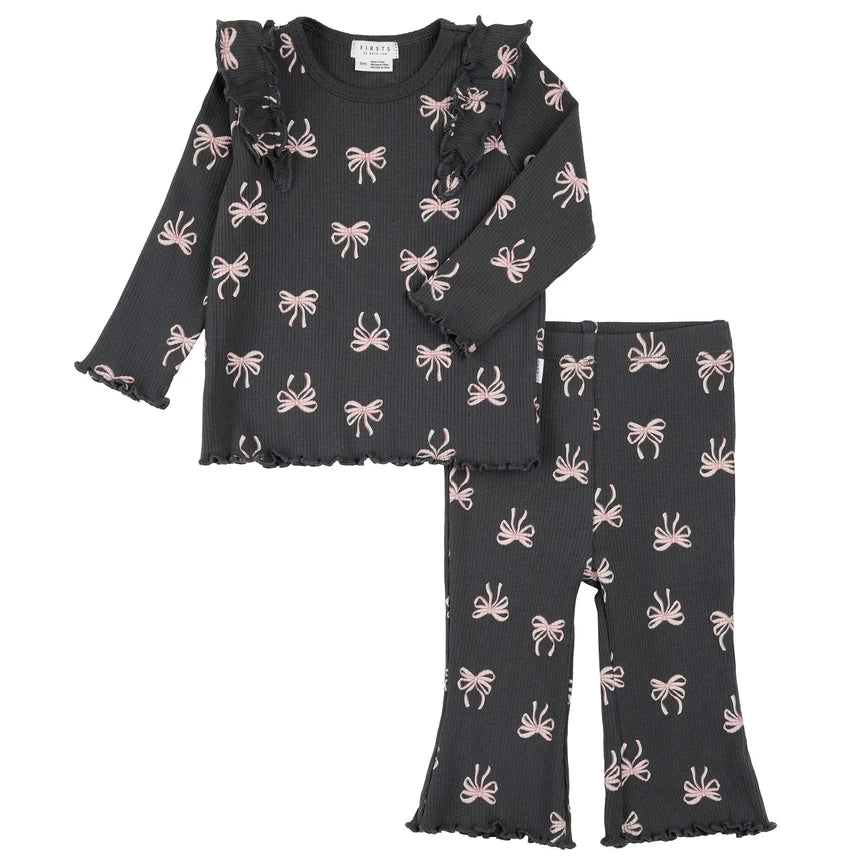 Petit Lem Bow L/S Set