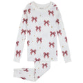 Petit Lem Holiday Bows L/S Pajama Set
