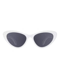Wicked White Cat-Eye I Smoke Lenses