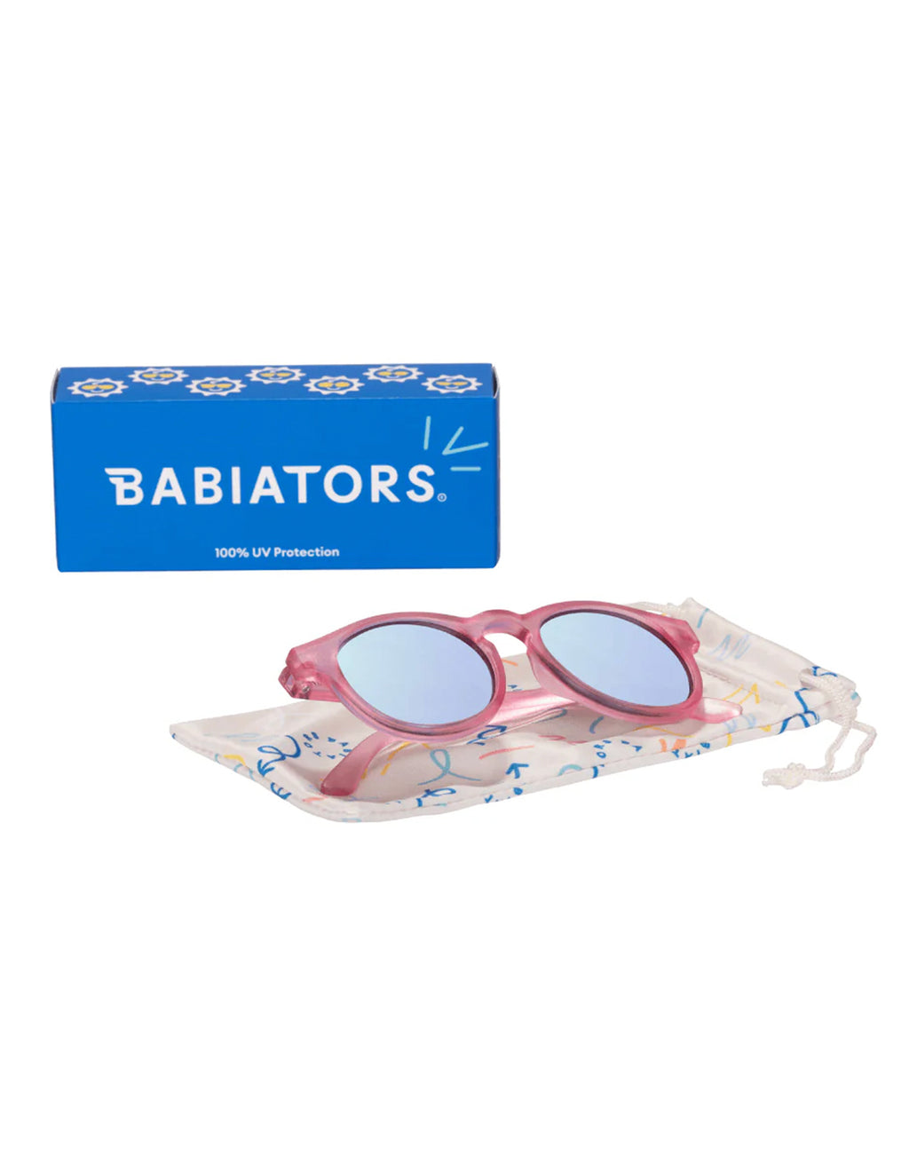 Fuchsia Haze Keyhole with Purple Mirrored Lenses