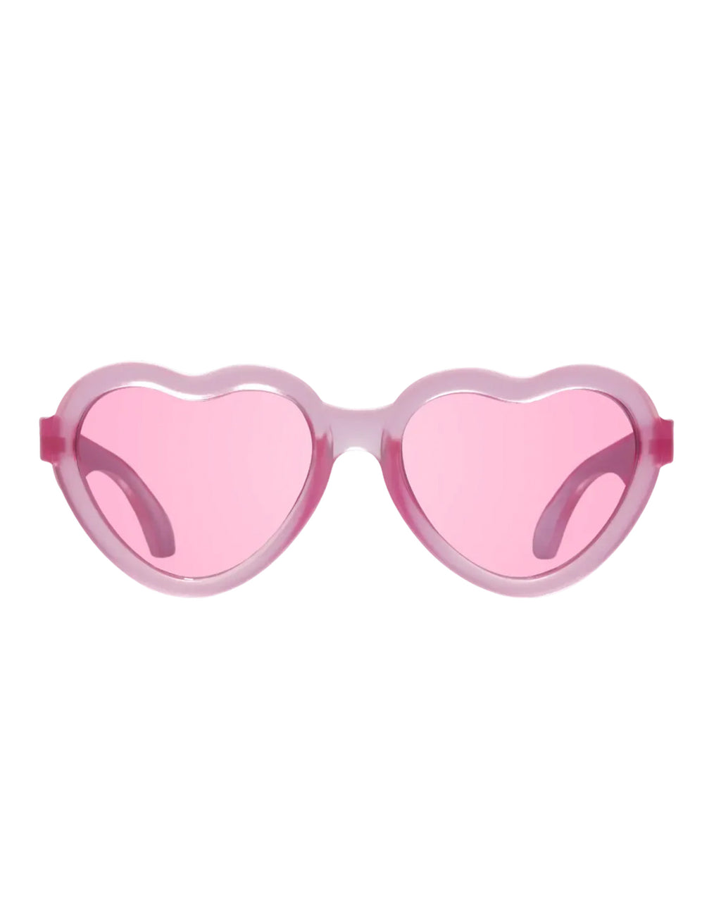 Fuchsia Haze Heart I Pink Transparent Lenses