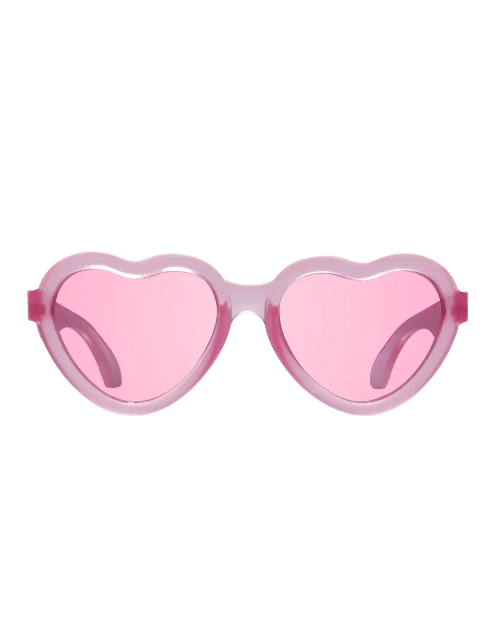 Fuchsia Haze Heart I Pink Transparent Lenses