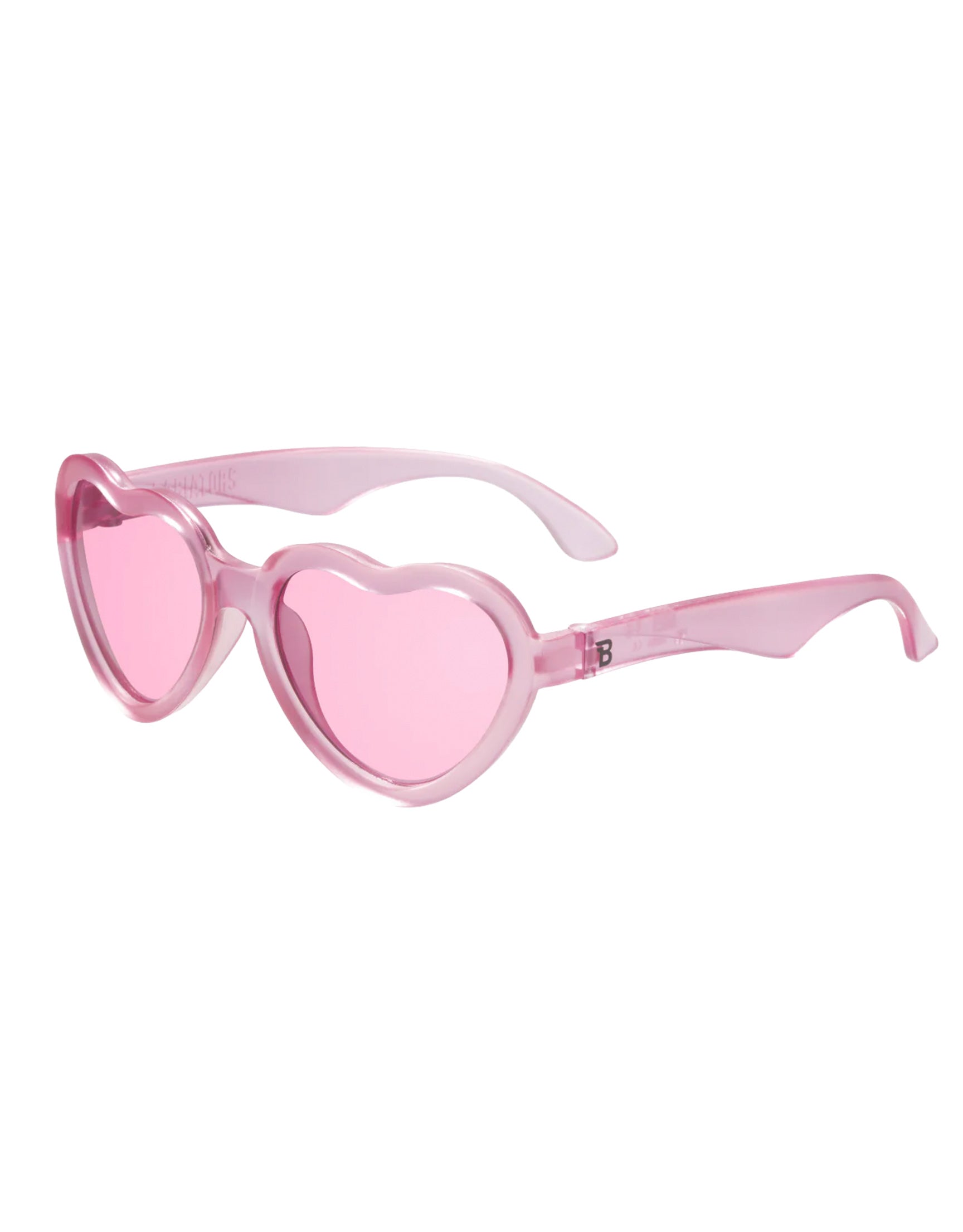 Fuchsia Haze Heart I Pink Transparent Lenses