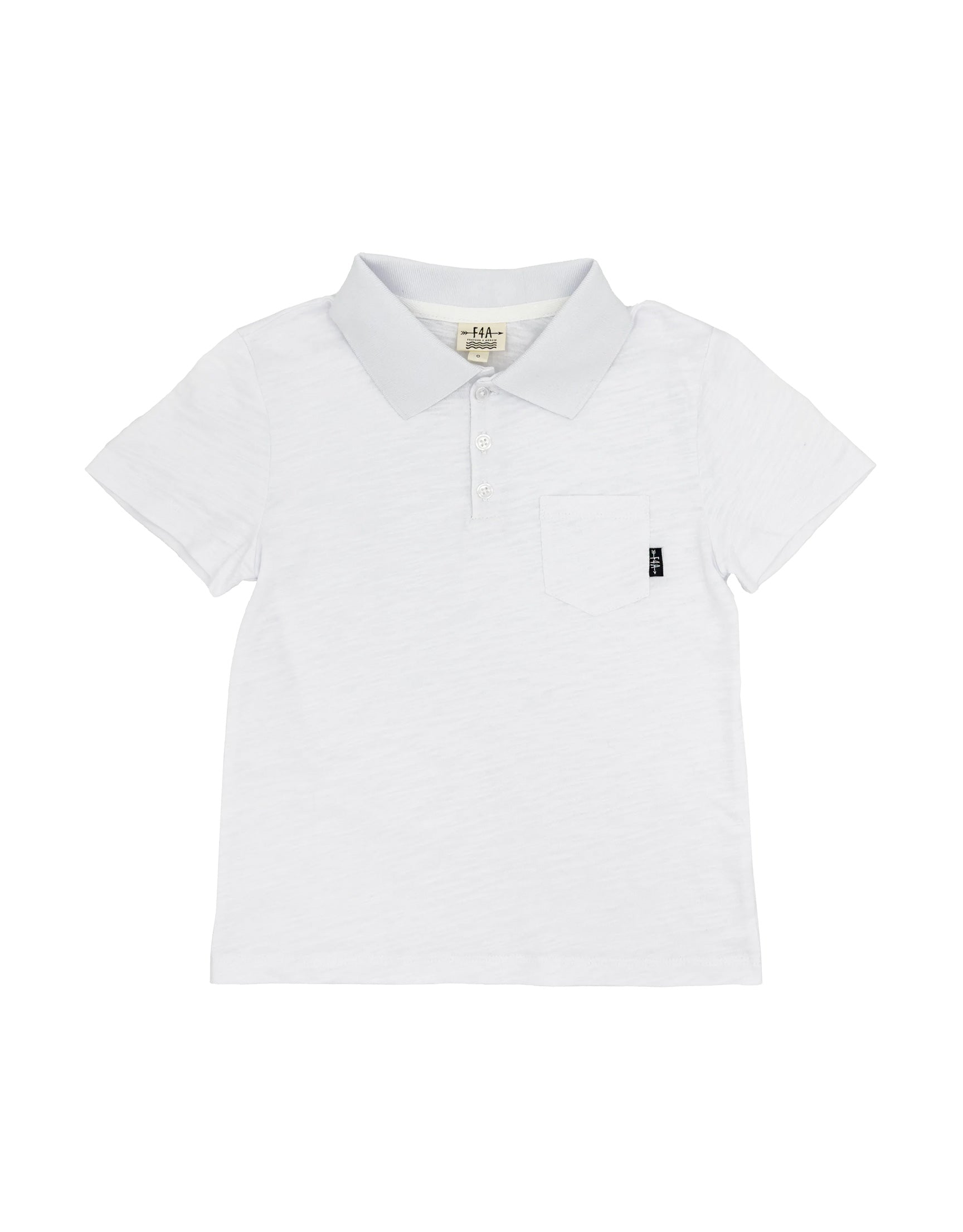 Feather 4 Arrow White S/S Polo