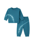 Paige Lauren Dip Dye Sweatshirt Set Teal