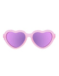 Frosted Pink Heart | Polarized Purple Mirrored Lenses