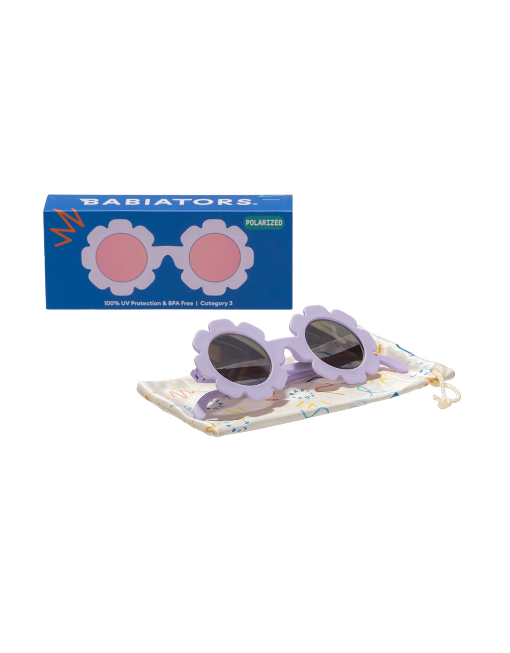 Irresistible Iris Flower I Polarized Lavender Mirrored Lenses