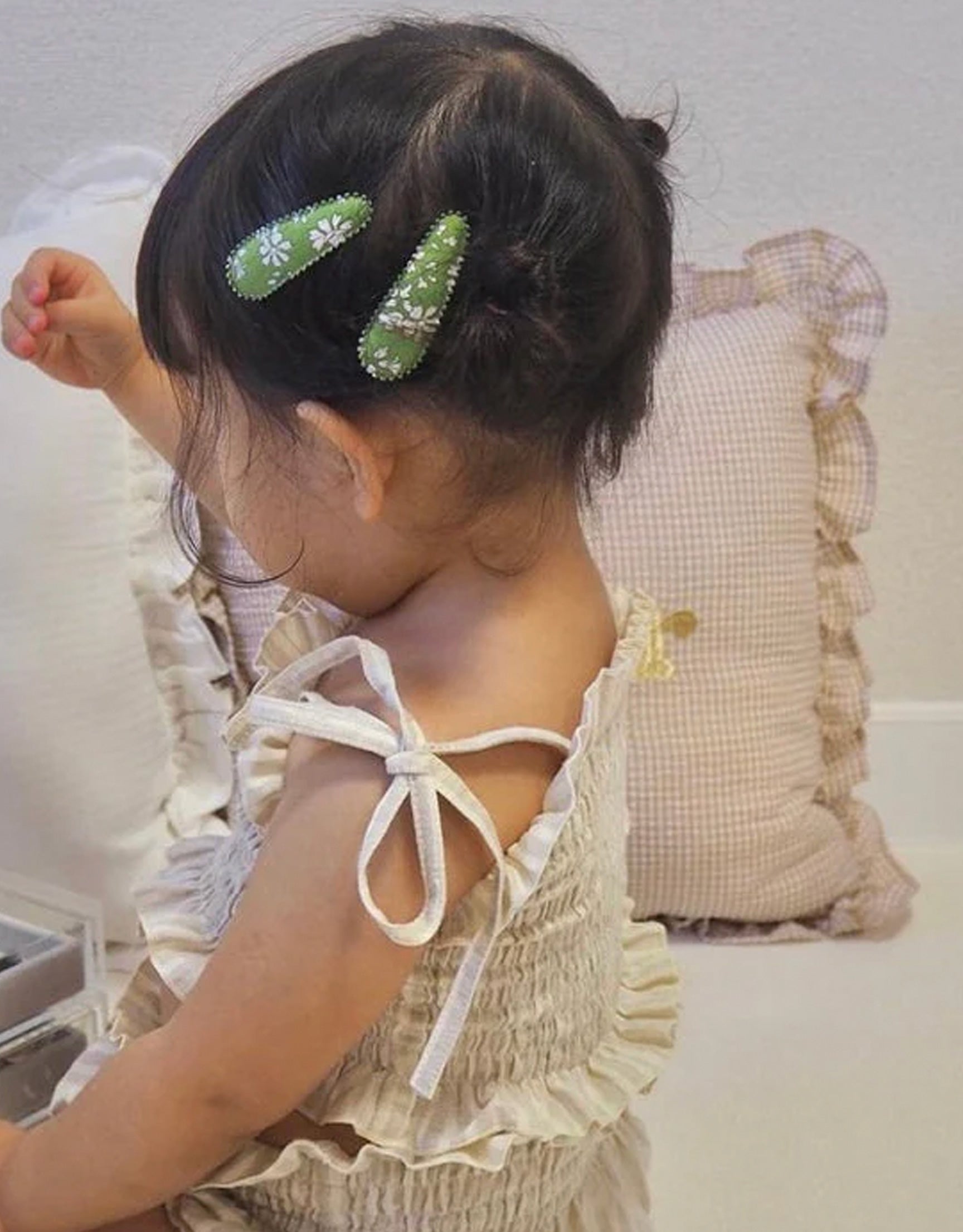Josie Joans Green Floral Clip Pack