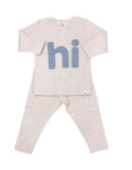 Oh Baby L/S Blue Hi Set