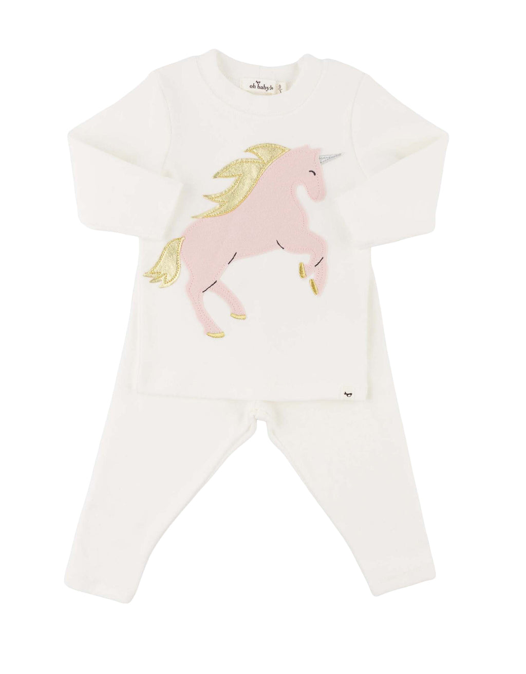 Oh Baby L/S Set Unicorn