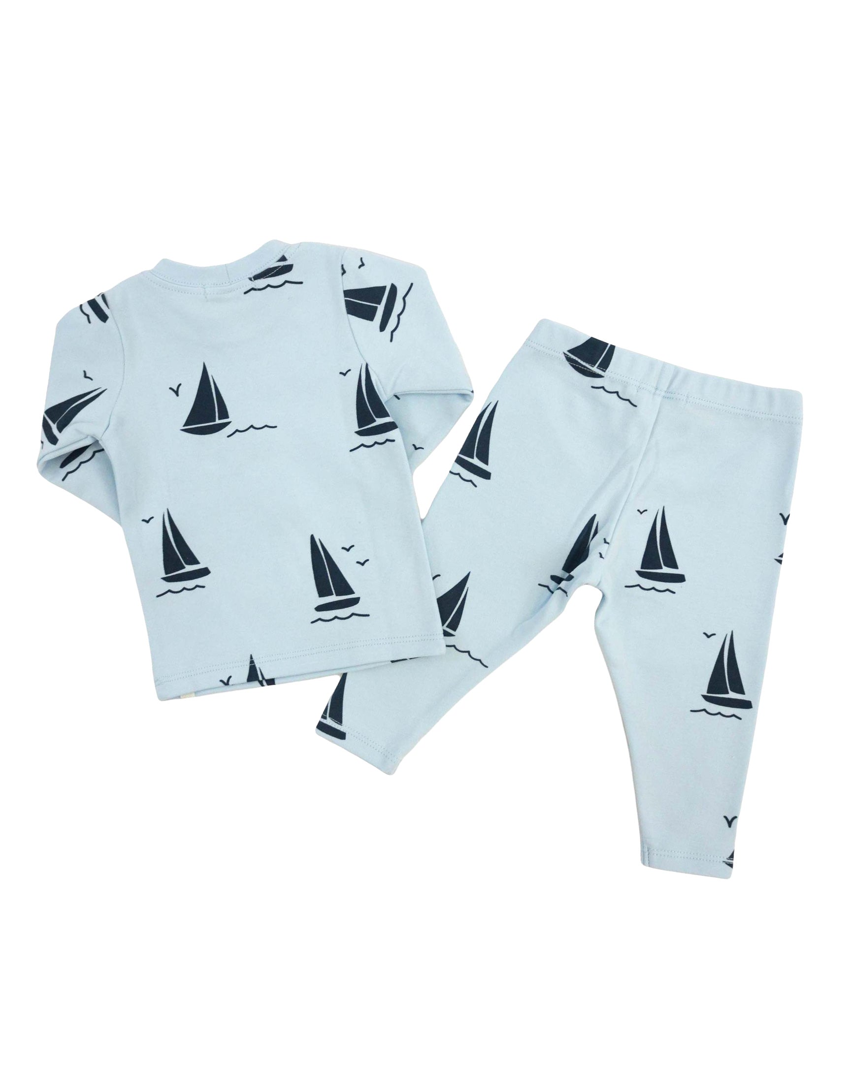 Oh Baby Long Sleeve Sailboat Set
