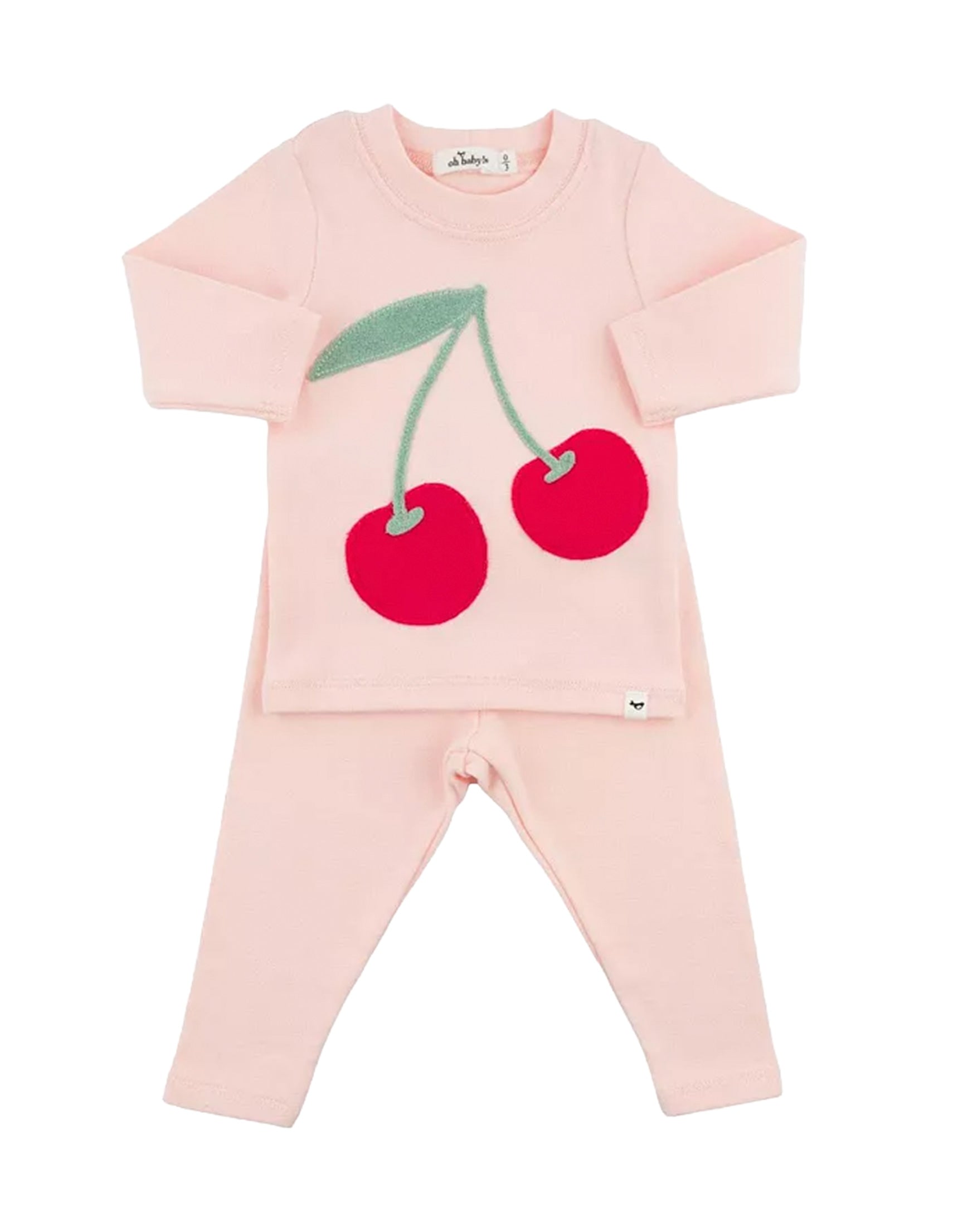 Oh Baby! L/S Set Cherry