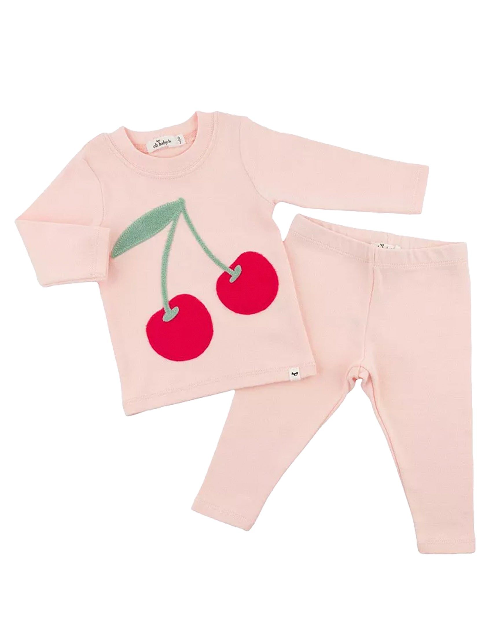 Oh Baby! L/S Set Cherry