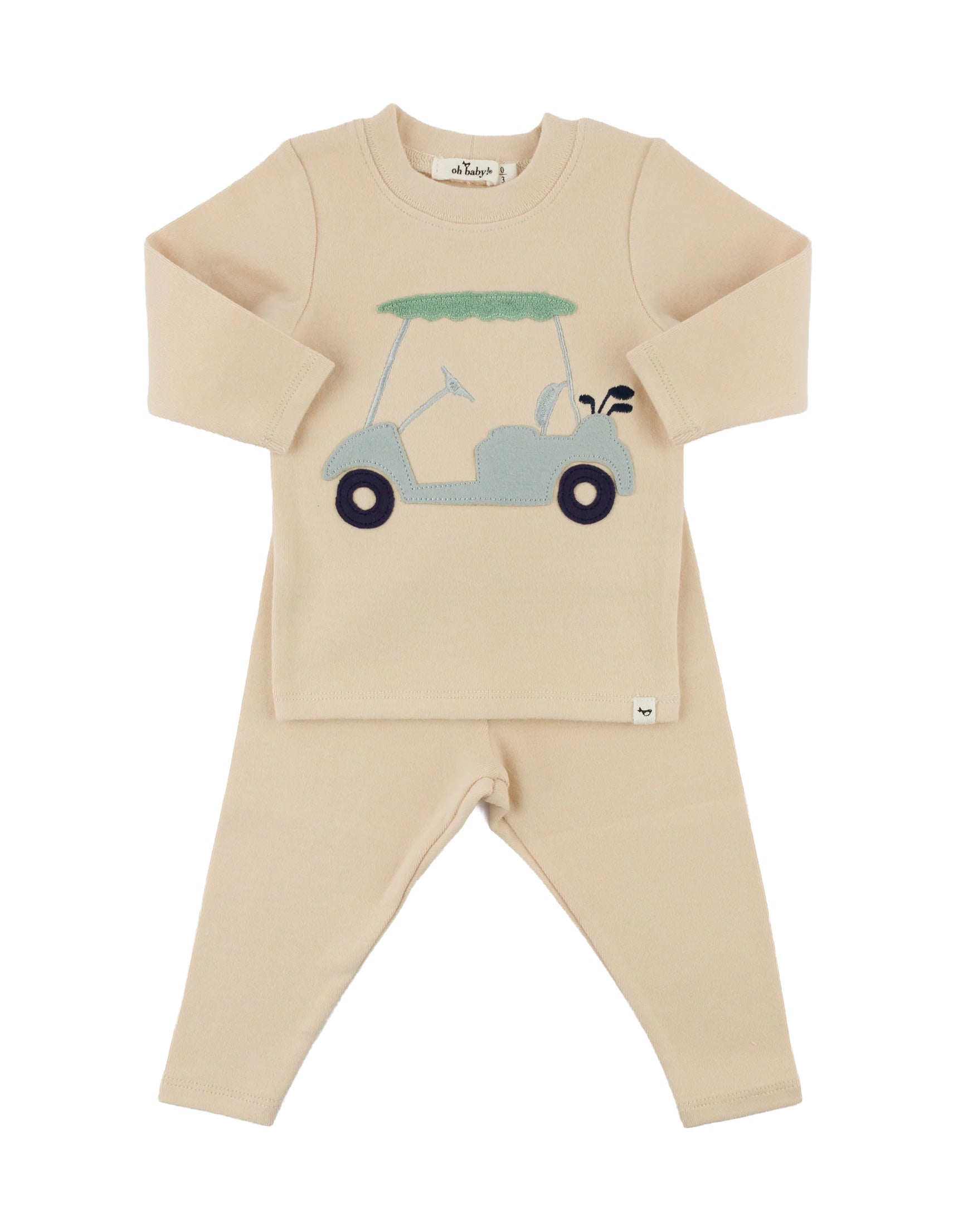 Oh Baby Long Sleeve Golfcart Set