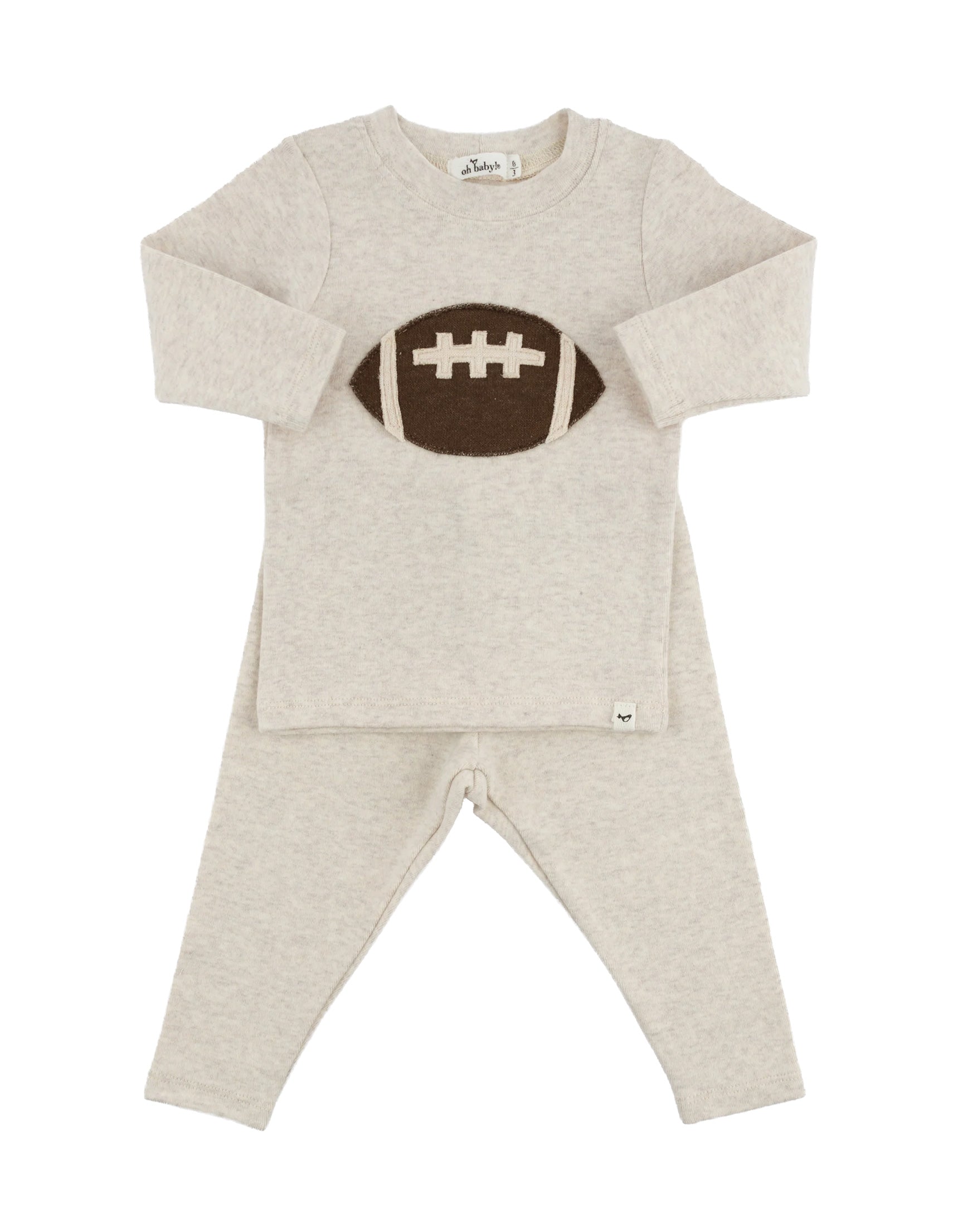 Oh Baby Long Sleeve Football Set