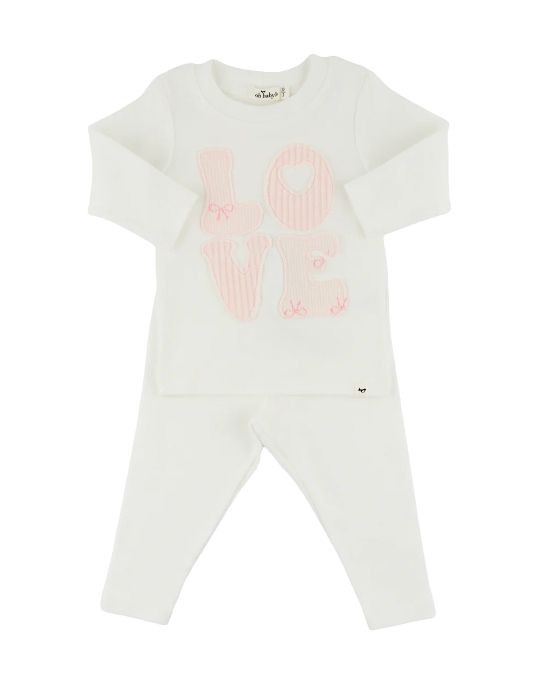 Oh Baby Long Sleeve LOVE set