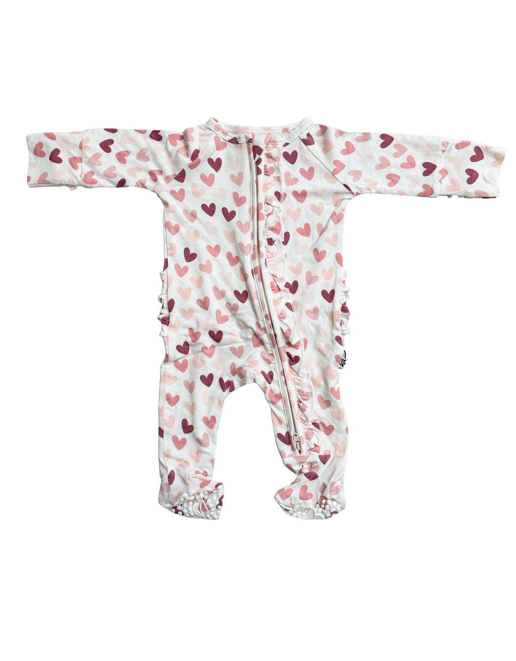 Sweet Bamboo Ruffle Footie Emma