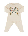 oh baby! Two Piece Set - Floral Quilt Bow