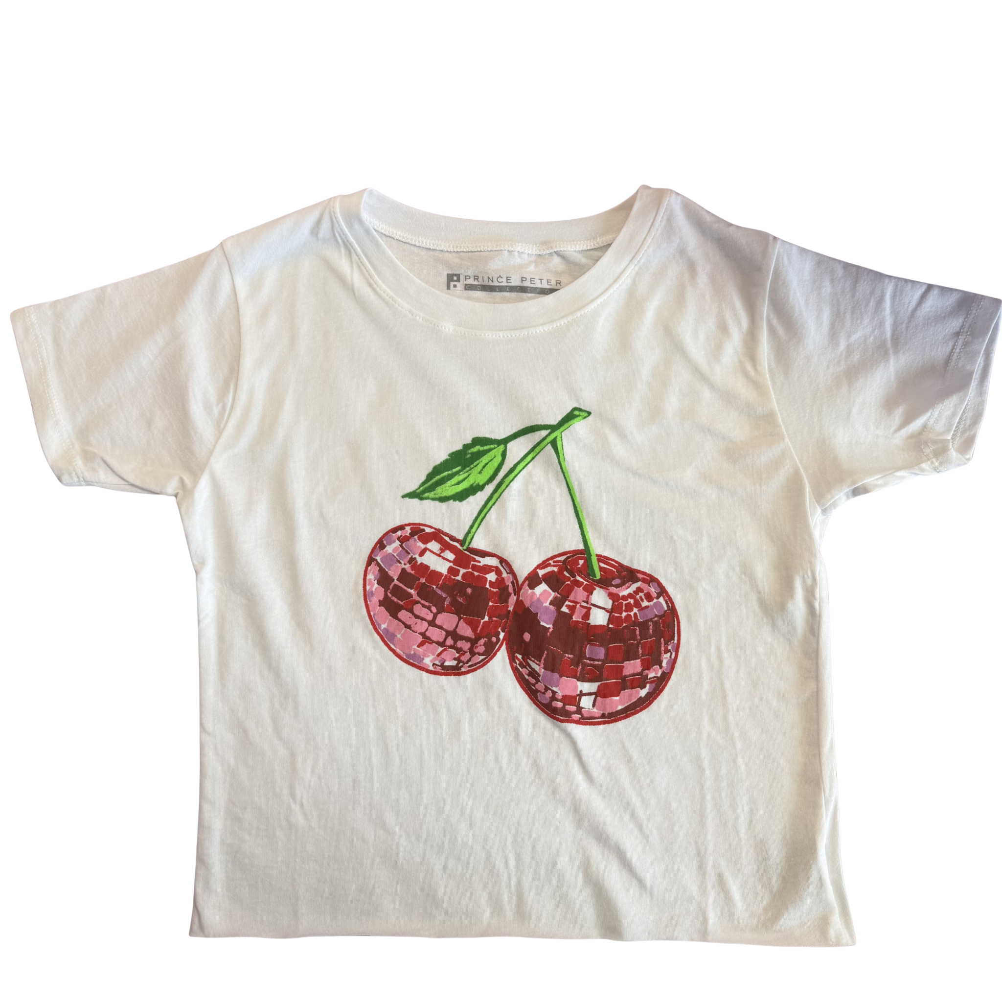 Prince Peter Disco Cherry Crop Tee